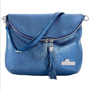 LiaTalia crossbody metallic blue